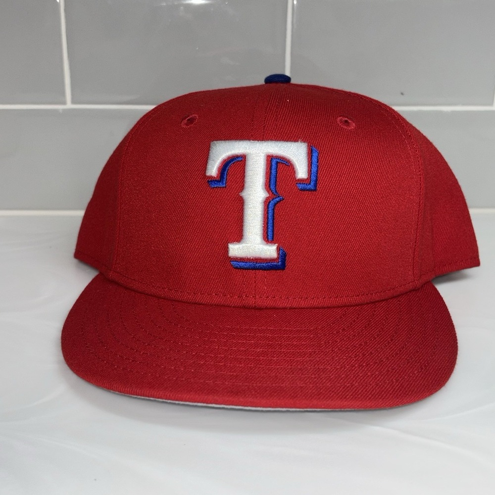 New Era 59Fifty Texas Rangers 7 3/4 Authentic Official On-Field Cap Made in USA
